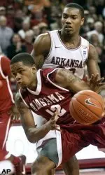 Freshman Trevor Releford led the Crimson Tide in scoring with 17 points.