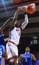 JaMychal Green posted 18 points and 11 rebounds in the win over Kentucky.