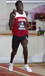 Kirani James eclipsed an eight-year-old school record by 0.13 seconds on Friday.