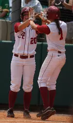 Whitney Larsen and Kayla Braud were two of three Alabama players selected to the All-SEC preseason team.