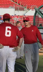 Andy Phillips during first practice as an assistant coach at Alabama.