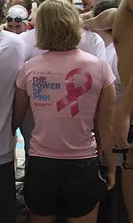 Saturday's meet marks the Crimson Tide's fourth Power of Pink event in the month of October, following soccer, volleyball and cross country.