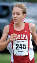Andrea Torske was the top finisher for the UA women's team at the SEC Championships.