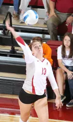 Shelbi Goode paced the Crimson Tide with six kills in loss to Wildcats.