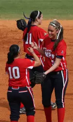 Kelley Montalvo and Kelsi Dunne returned to Tuscaloosa for the NPF All-Stars.