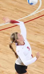 Andrea McQuaid posted a career-high 22 kills against MSU on Sunday.