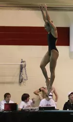 Sophmore Callan Buck scored 300.70 points in prelims and 300.65 points in the finals of the 3-meter board at the GaTech Fall Invitational.