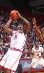 Five Alabama players scored in double digits, with sophomore Charles Hankerson leading the way with 16 points.