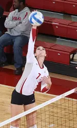 Kayla Fitterer led the Tide with nine kills against Florida.