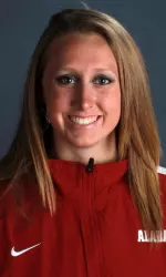 Kaylin Burchell is ranked first in the SEC in the 100 breaststroke, second in the 200 breaststroke and third in the 200 IM, and turned in the league's top times of the past week in all three events.