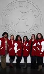 Olivia Carisella, Sarah DeMeo, Ria Domier, Lindsey Fowler, Kim Jacob, Diandra Milliner, Jordan Moore and Hannah Toussaint all earned a varsity letter last season. Jacob and Domier weren't able to attend Wednesday's ceremony due to class conflicts.