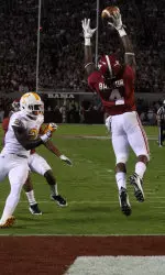 Mark Barron, who hails from Mobile, Ala., is the Crimson Tide's active leader in career tackles (235), passes defended (34) and interceptions (12).