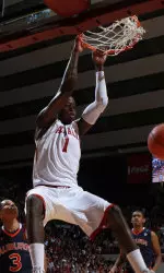 JaMychall Green accounted for 17 of Alabama's points and a third of its 27 free throws.