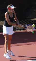 Mary Anne Macfarlane continued her winning ways at No. 1 singles for the Tide.