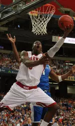 Sophomore forward Tony Mitchell led the Crimson Tide with 16 points to go with six rebounds.