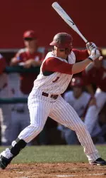 Taylor Dugas leads the SEC with three triples and is hitting .356 for the season.