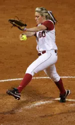 Senior Kelsi Dunne allowed just two hits in the one-run win.