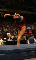 Senior Kayla Hoffman earned All-SEC honors for the fourth year in a row.