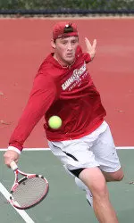 Ian Chadwell collected a win at No. 6 singles for the Tide on Sunday.