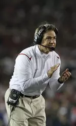 Nick Saban coached the 2009 Tide to the school's 13th National Championship.