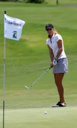 Senior Camilla Lennarth is ranked 15th in the nation coming into the SEC Championships.