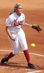 Kelsi Dunne broke the Alabama career strikeout record Sunday afternoon.