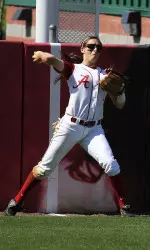 Kayla Braud hit a two-run homer for Alabama Saturday.