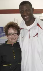 Alabama coaches Sarah Patterson and Anthony Grant