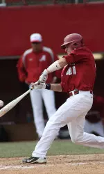 Brock Bennett had one of the six Alabama hits on Saturday.