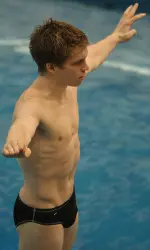 2010 senior Aaron Fleshner (above) and 2011 senior Adam Booher both finished in the top-10 off the 1-meter board at the U.S. World Championships Trials.