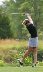 Stephanie Meadow shot 74 in Thursday's second round.