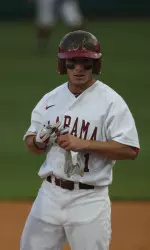 Taylor Dugas finished the regular season second on the team with a .343 batting average.