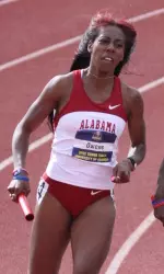 Talaya Owens finished 17th in the the prelims to qualify for tomorrow's finals.