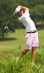 Hunter Hamrick shot 71 (-1) in Tuesday's opening round of the NCAA Championship at Karsten Creek.