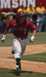 Taylor Dugas was 2-for-4 with his team-leading eighth home run of the season against Florida State.