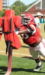 Football returned to practice on Monday with a two-a-day.