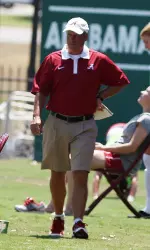 Alabama head coach Todd Bramble will lead his team to California this weekend.