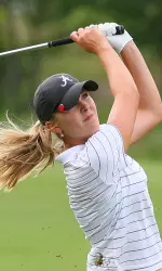 Jennifer Kirby carded a 3-under 69 in the opening round of the Cougar Classic on Sunday.