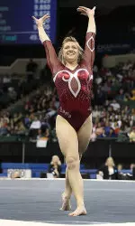 NCAA Floor Exercise Champion Geralen Stack-Eaton retruns for her senior season.