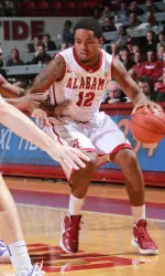 Trevor Releford led the Tide in scoring for the fourth time in the last five games.
