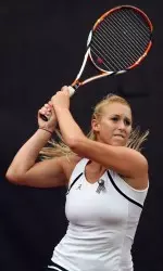 Alexa Guarachi won the singles and doubles championships at the UVA Invitational