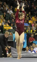 Harsham, Pa., native Geralen Stack-Eaton returns to her home state to compete for the third time in her Crimson Tide career.