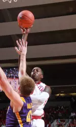 Alabama senior forward JaMychal Green led Alabama with 22 points and 12 rebounds, registering the 23rd double-double of his career.