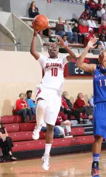 Meghan Perkins collected a career-high 12 rebounds