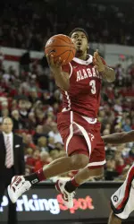 The Tide outscored UGA by 19 points when Lacey was on the floor Saturday.