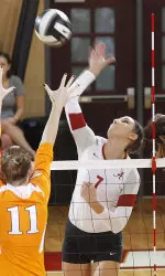 Kayla Fitterer enters the weekend just nine kills away from 1,200 for her career.