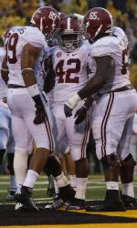 Eddie Lacy rushed for a career-high 176 yards and three touchdowns on 18 carries.