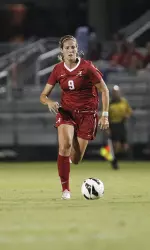 Pia Rijsdijk scored the lone goal for the Crimson Tide Sunday afternoon.