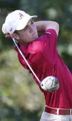 Justin Thomas led the Tide on Sunday at Isleworth with a 73.