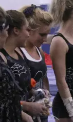 The Ghosts won last year's intrasquad, led by fifth-year senior Ashley Priess.